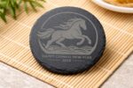 Chinese New Year 2026 Round Slate Coaster