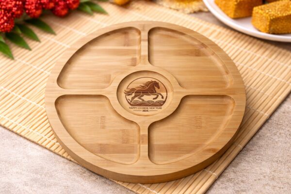 Chinese New Year 2026 Bamboo Charcuterie Tray