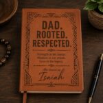 Personalized Dad Rooted Respected Journal Father’s Day Gift