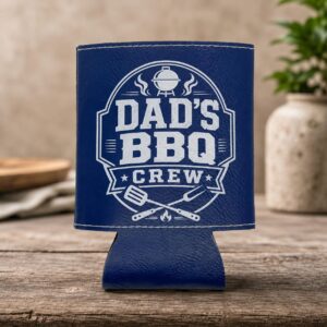 dad’s bbq crew magnetic can cooler, father’s day gift, bbq dad drink sleeve, cookout coozie, grill master gift, tailgate gift