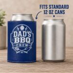 Dad’s BBQ Crew Magnetic Can Cooler