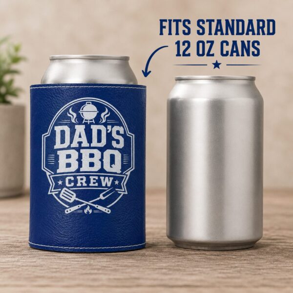 Dad’s BBQ Crew Magnetic Can Cooler
