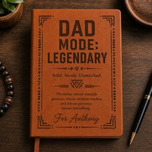 Personalized Dad Mode Legendary Journal,  Father’s Day Gift