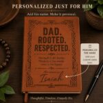 Personalized Dad Rooted Respected Journal Father’s Day Gift