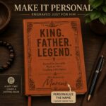 Personalized King Father Legend Journal, Father’s Day Gift