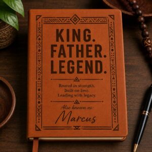 Personalized King Father Legend Journal,  Father’s Day Gift