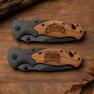 Personalized Engraved Pocket Knife for Him