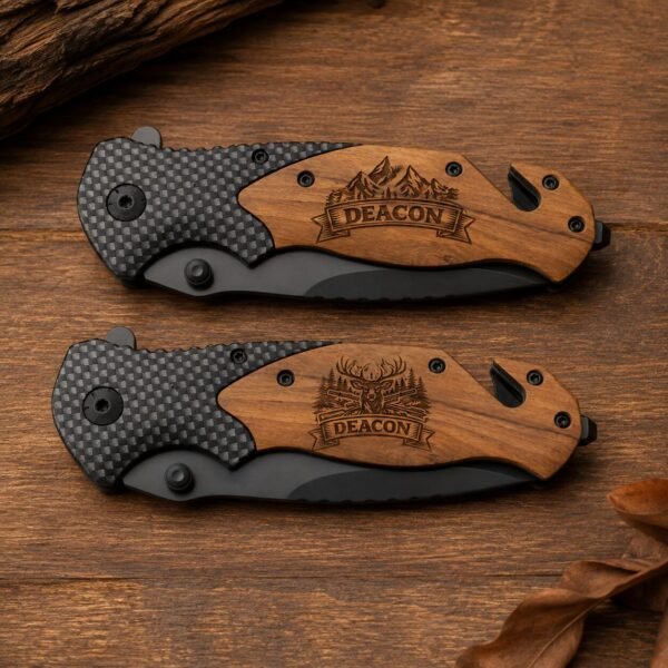 Personalized Engraved Pocket Knife for Him