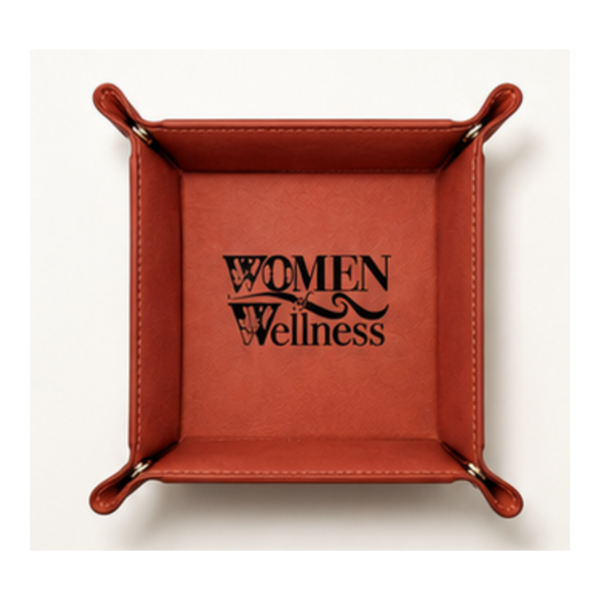Women Of Wellness 2026 Leatherette Valet Tray
