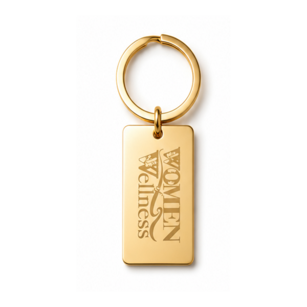 Women Of Wellness Gold-Tone Metal Key Chain